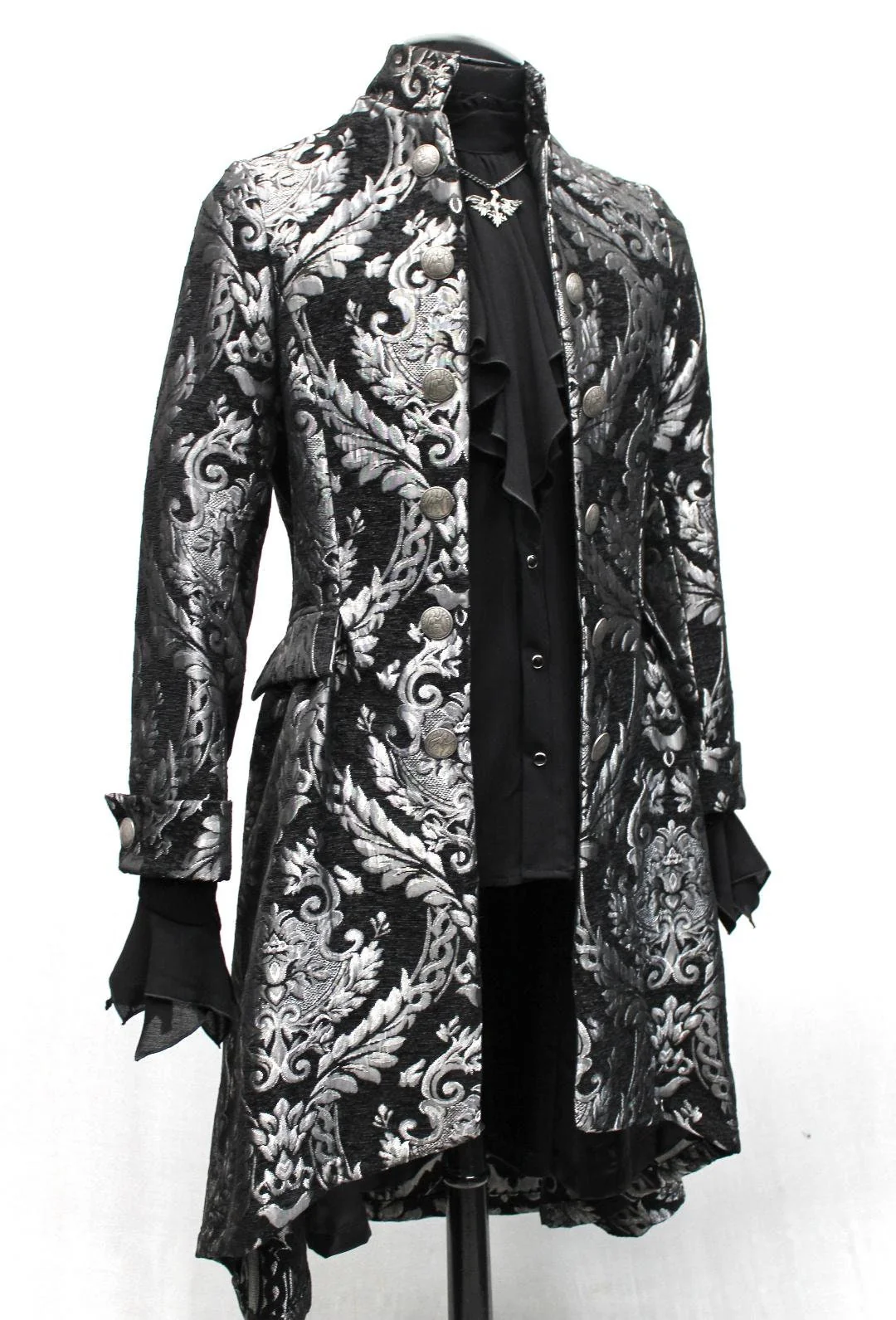 THE COUNT SHIRT - Black Rayon - Image 5