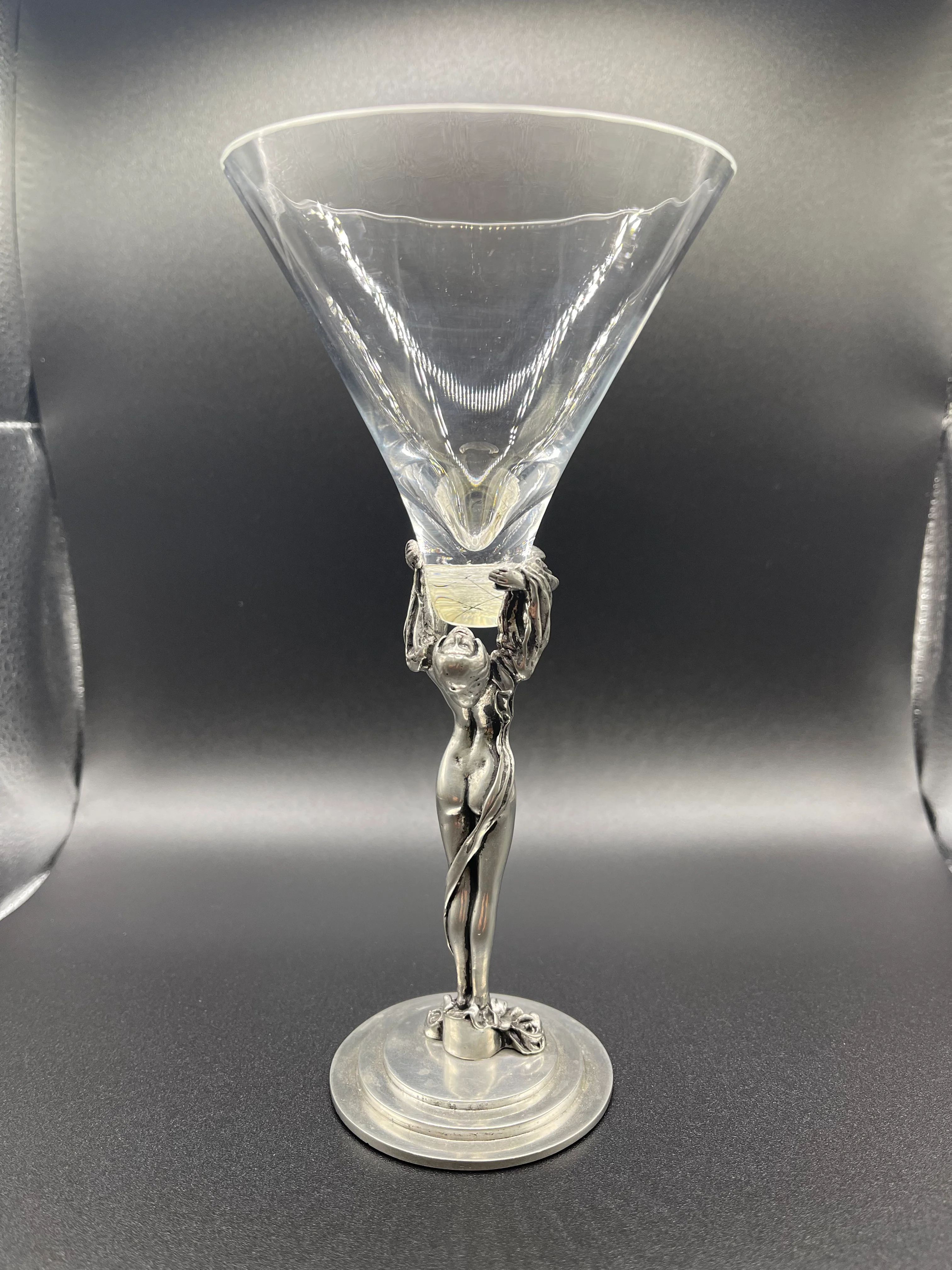 THE MAIDEN - ART NOUVEU MARTINI GLASS - Image 3