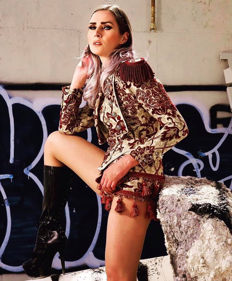 TOREADOR JACKET - BURGUNDY AND IVORY TAPESTRY - Image 5