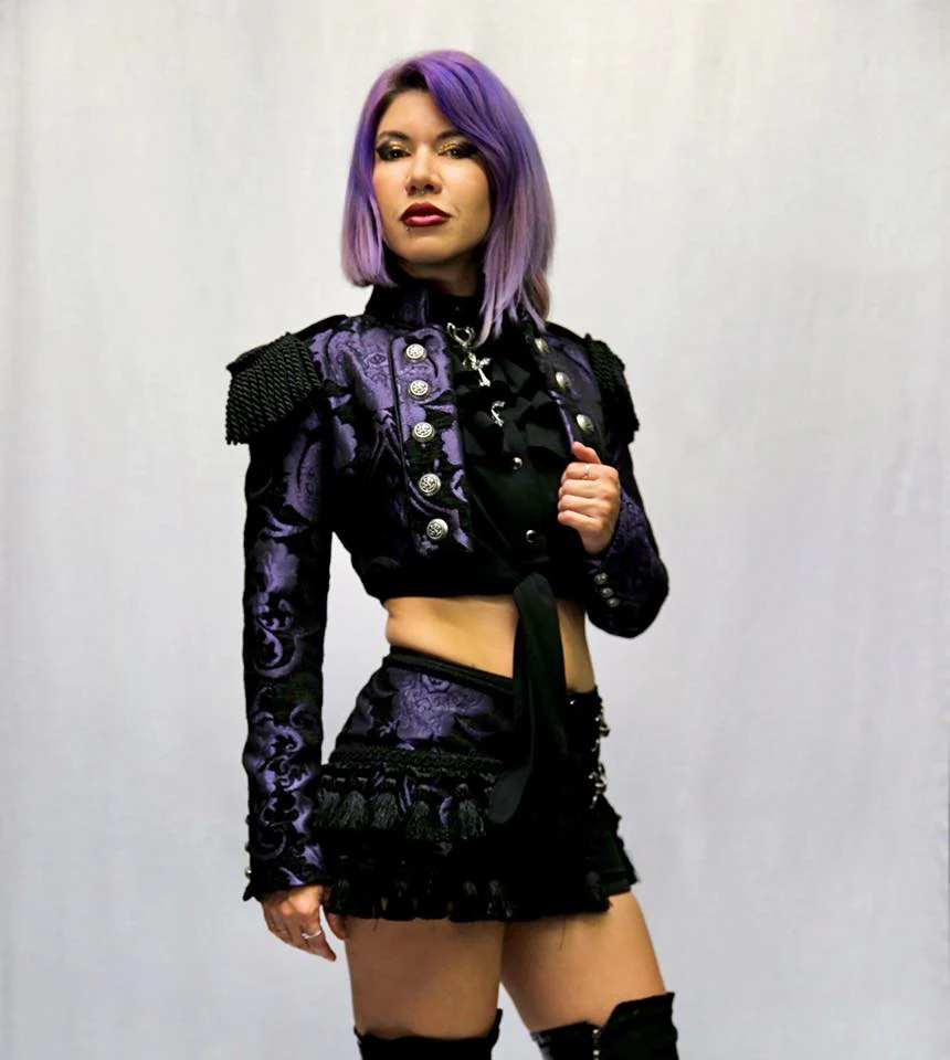 TOREADOR JACKET - PURPLE AND BLACK TAPESTRY - Image 4