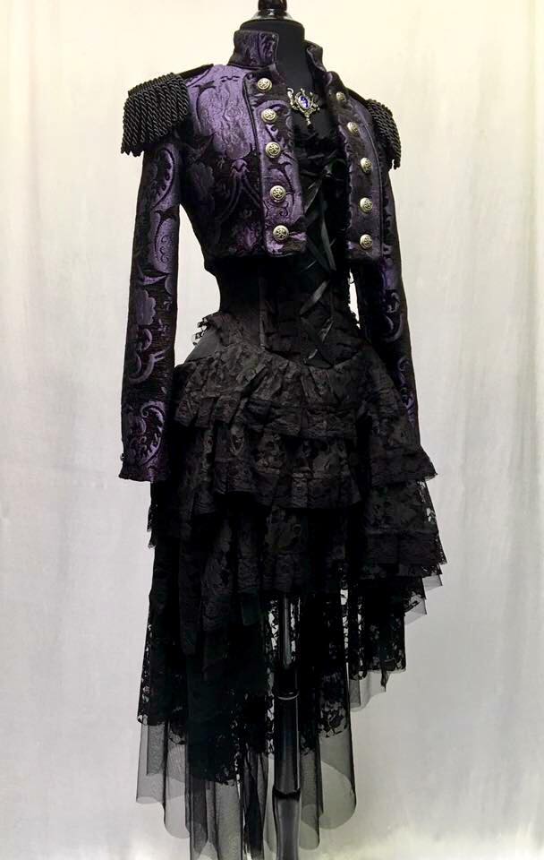 TOREADOR JACKET - PURPLE AND BLACK TAPESTRY - Image 6