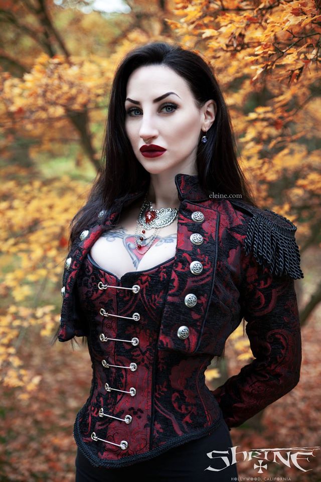 TOREADOR JACKET - RED AND BLACK TAPESTRY - Image 4