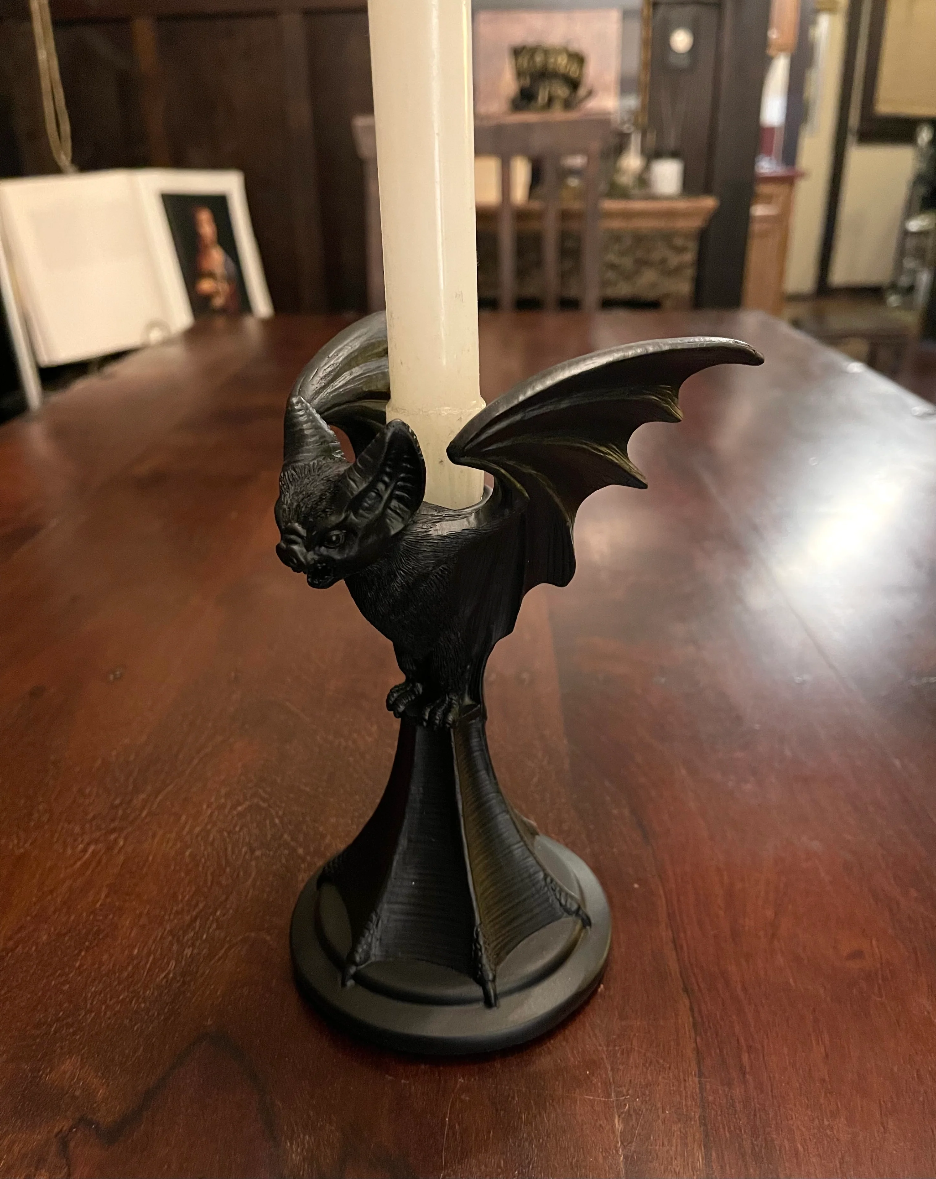 VAMPIRE BAT CANDLESTICK HOLDER - Image 2