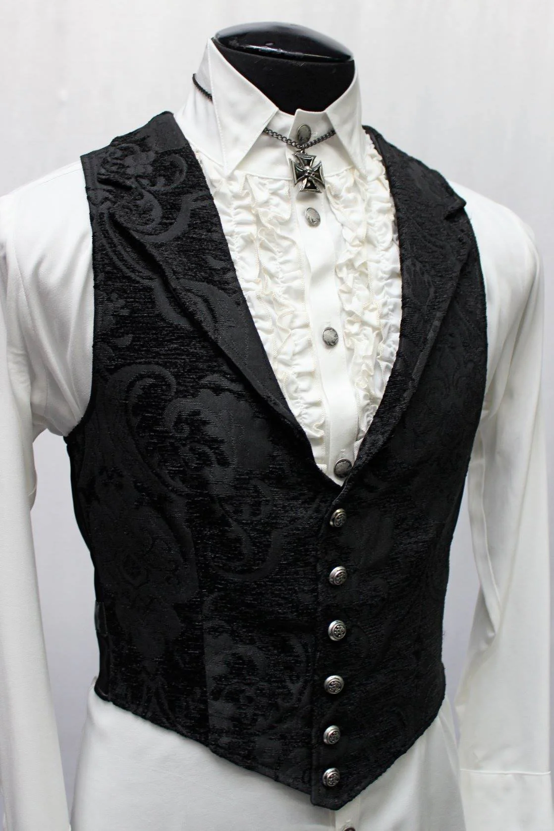 ARISTOCRAT VEST - BLACK TAPESTRY - Image 5