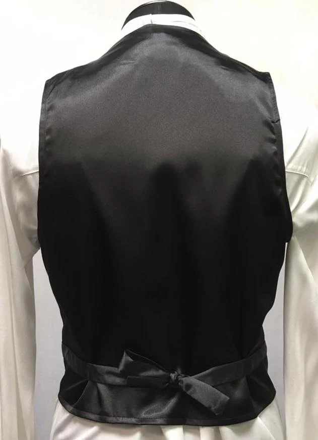 ARISTOCRAT VEST - SILVER/BLACK STRIPE TAPESTRY - Image 3