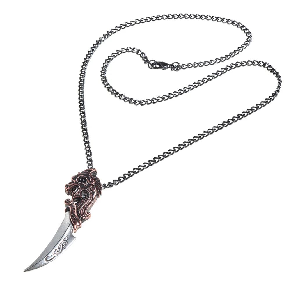 Norse Dragon Dagger Necklace - Image 2