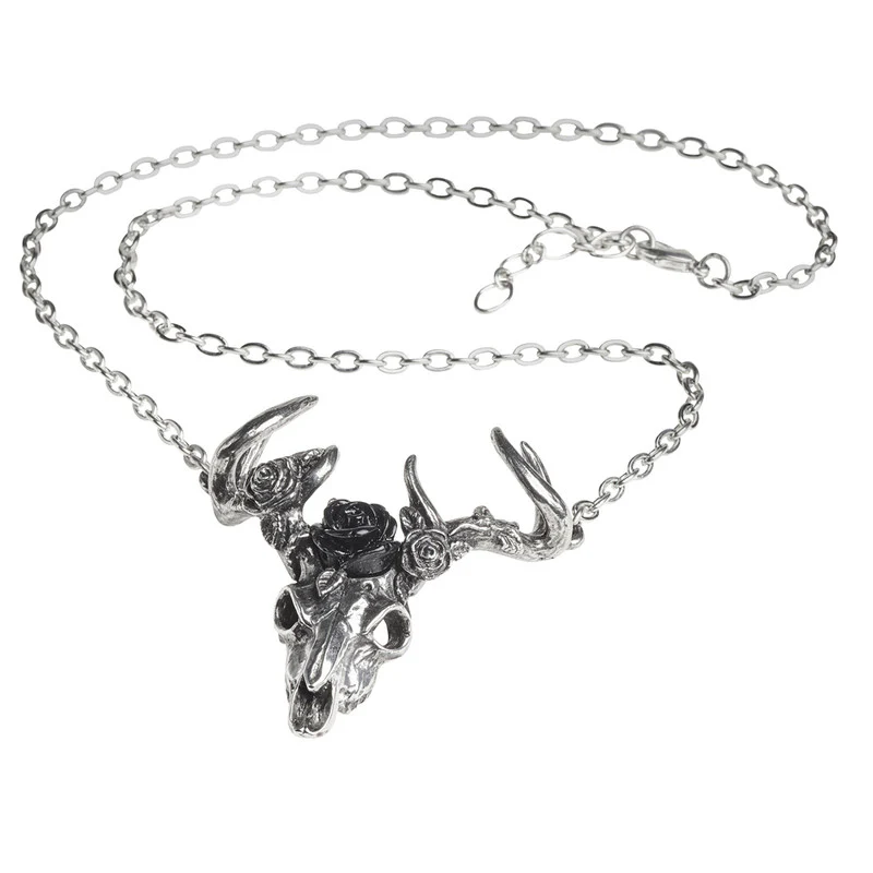 WHITE HART, BLACK ROSE NECKLACE - Image 2